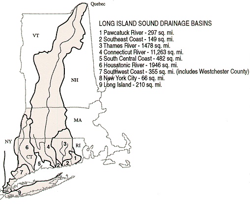 Figure 2.  Long Island Sound watershed