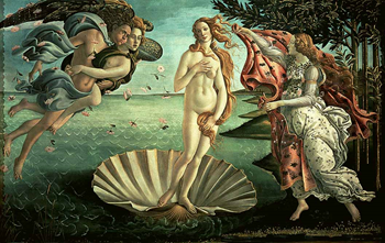 The Birth of Venus, 1480, Sandro Botticelli