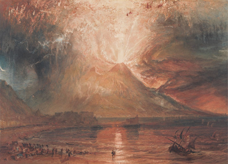 J.M.W. Turner's stunning interpretation of Vesuvius in Eruption